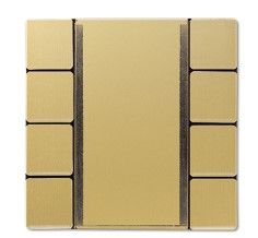JUNG ME2094NABSC Universal 4-channel button sensor for KNX bus coupler 2070U - classic brass