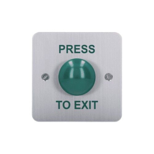 CDVI RTESFD RECESSED GREEN MUSHROOM BUTTON