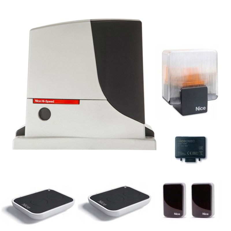 NICE RB500HSKCE Kit RB500 Hi Speed per l'automazione di cancelli scorrevoli fino a 600 kg