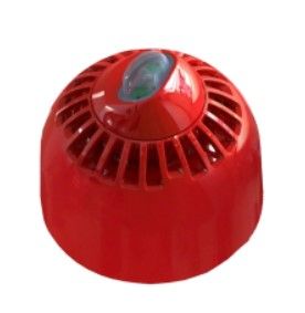 ARITECH INCENDIO FC-315-WA2 Avvisatore acustico di allarme multitono con lampeggiante a LED bianco VAD da interno per montaggio a parete