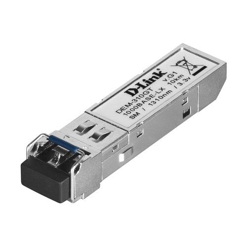 D-LINK DEM-310GT/10 1-port mini-GBIC SFP to 1000BaseLX, 10km for all -