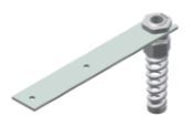 ABTECNO WI-315098 STAFFE DI SUPPORTO CAVO SPIRALATO HW-SPK-160/25-SV