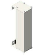 UNISTAB TP1205B WHITE 120x175x500mm wall mount for telecam