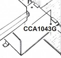 RIB CCA1043G DOOR Q. EL. NORMAL GREY90