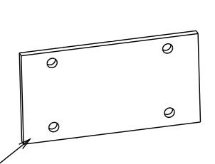 RIB IDR0002 R PIASTRA 150X80X6 IDRO 66200185