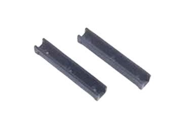 FAAC 105406 Coppia Pattini Inferiori Anta Cristallo 10 MM 