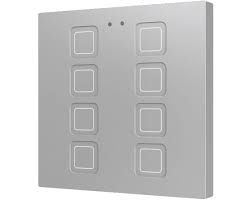 ZENNIO ZVIT8S Tastiera capacitiva, Tecla, 8Tasti, Argento