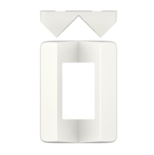 THEBEN 9070904 Corner mounting bracket theLuxa P WH