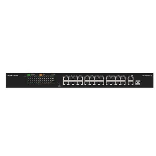 RUIJIE RG-ES126FGS-P 24-Port 100Mbps + 1 Uplink Port 1000Mbps + 1 Gigab