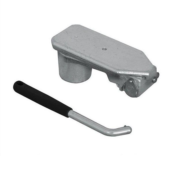 FADINI 748DXL Sblocco manuale di emergenza in acciaio stampato con chiave di sblocco - Destro