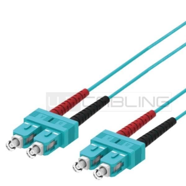 WP RACK WPC-FP3-5SCSC-050 FIBER OPTIC MULTIMODE PATCH CORD 50/125 SC-SC, 5 MT. OM3