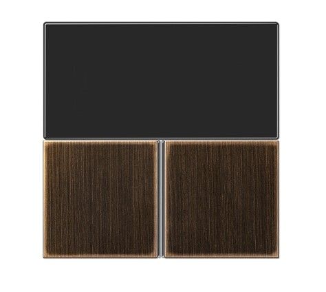 JUNG RCDME4092TSAAT Copritasti per controller KNX RCDLS4092M- ottone anticato