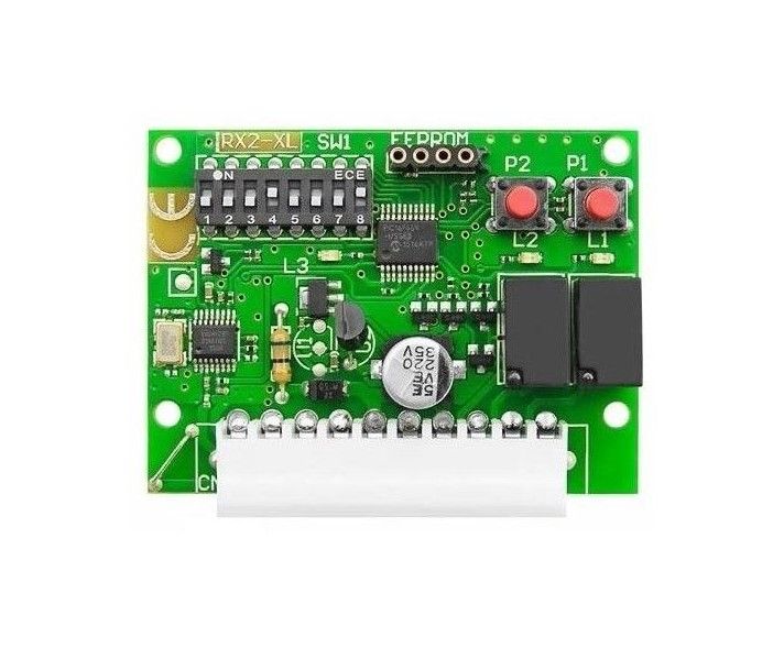 NOLOGO RX2i-XL 2ch Fix-HCS radio receiver with 433.92 MHz connection for