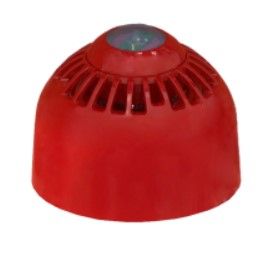 ARITECH FIRE FC-315-CA2 Multi-tone acoustic alarm alarm with white VAD indoor LED flashing light for ceiling mounting