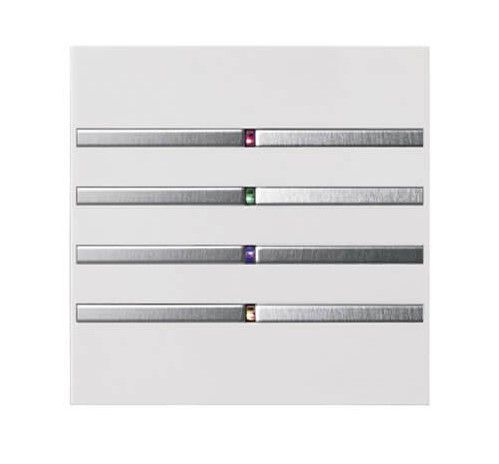 BLUMOTIX BX-QKW KNX multifunction keyboard in square ABS 80X80mm