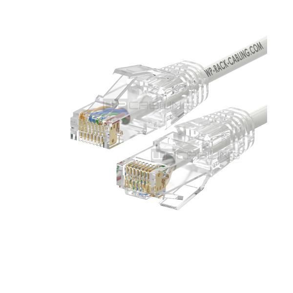 WP RACK WPC-PAT-6AU030W-S SLIM PATCH CABLE CAT.6A U-UTP, 3.0m WHITE