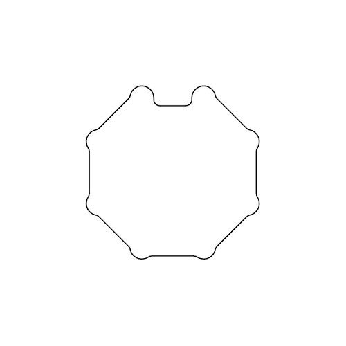 NICE 233.790001 Ottagonale 60 ruota + corona ad anello