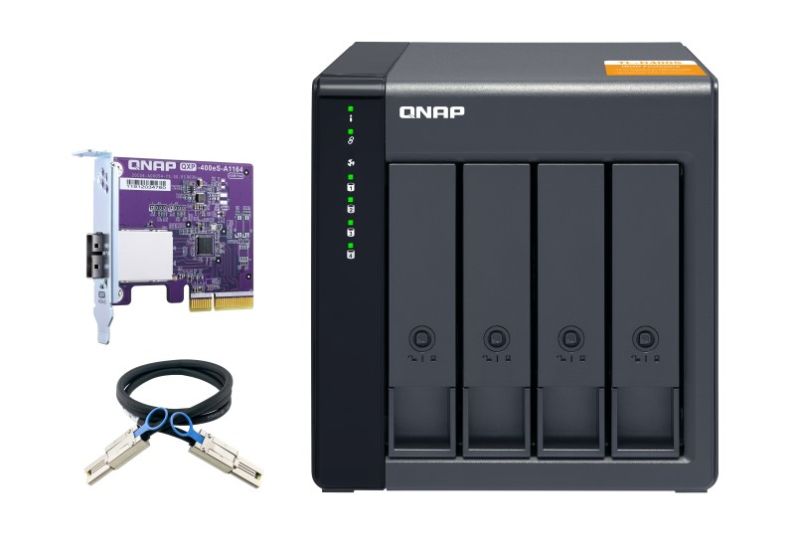 QNAP TL-D400S Unità di espansione SATA 6Gbps JBOD desktop ad alte prestazioni