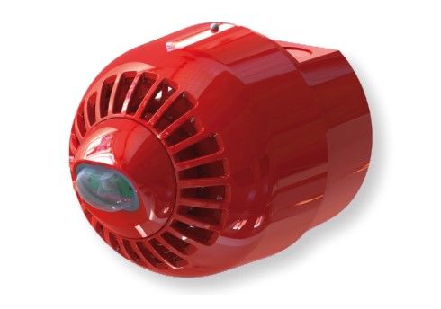 INIM FIRE IS0120RE Conventional optical-acoustic alarm with deep base