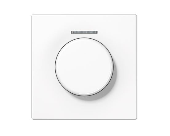 JUNG LS1940KO5WW Cover with light outlet for KNX rotary button - alpine white