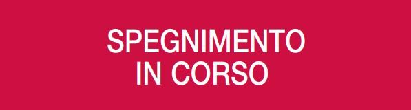 COOPER CSA INCENDIO CSA08589-E DICITURA FSB01 SPEGNIMENTO IN CORSO