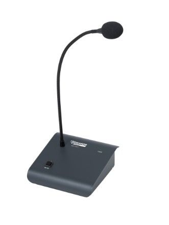ARITECH FIRE EST-M01 Analogue microphone station with 1 PPT button. integrated gong function