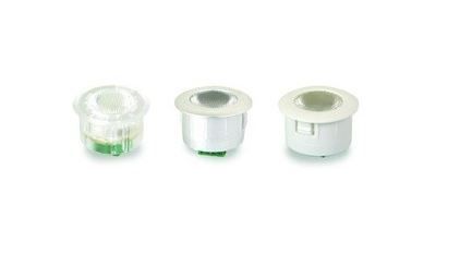 VENITEM 23.32.30 Ripetitore led da incasso alimentazione 3V - 30V supporto bianco luce verde