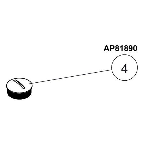 GIBIDI P9AP81890 00001-TAPPO OTTONE NICHELATO