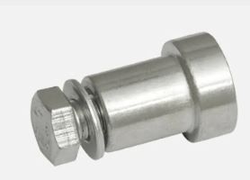 DOMOTIME CAVRN6 Galvanized steel rack pins and screws - Pack of 6 pieces