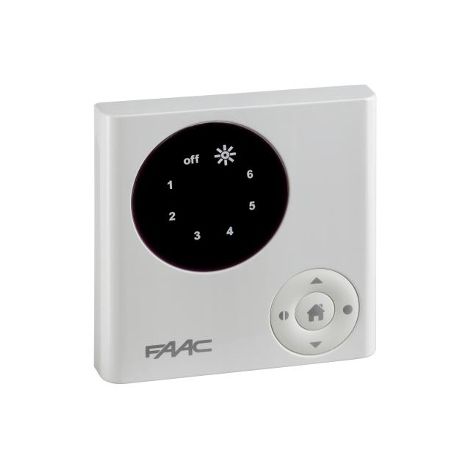 FAAC 132123 433MHZ TMODE WALL TRANSMITTER - 6 CHANNELS WITH SUN AND WIND SENSOR