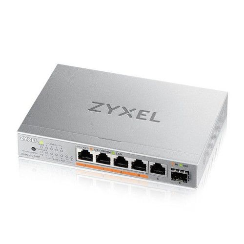 ZYXEL XMG-105HP-EU0101F UNMANAGED SWITCH, 5 2.5GBE PORTS