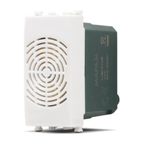 MT DISTRIBUZIONE GEM-F624BI SUONERIA (6A-220V) GEM BIANCO