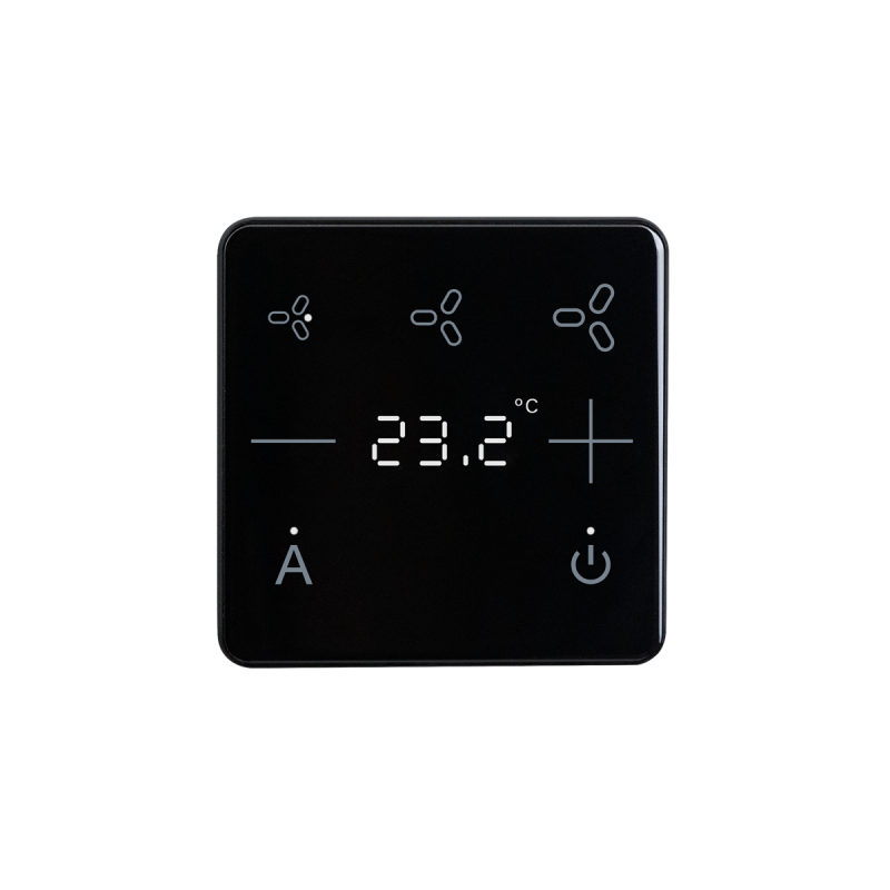 ELSNER 71324 KNX eTR 102 FC, jet black RAL 9005 Room Temperature