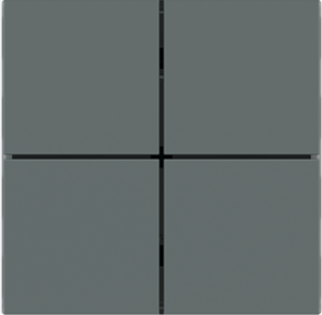 EKINEX EK-TQQ-FVC Kit of 4 square (40x40) FF (Form/Flank/NF) buttons. Color Comodoro Green