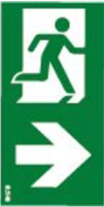 COOPER CSA LIGHTING LUM10586 RIGHT VERTICAL PICTOGRAM CrystalWay 20m