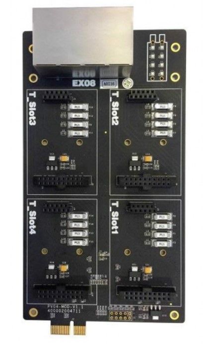 YEASTAR EX08 Expansion card for mounting up to 4 FXS modules