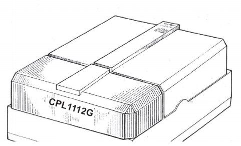 CPL1112G CAPP. LAMP. ECO (SER.RIB GRIS900)
