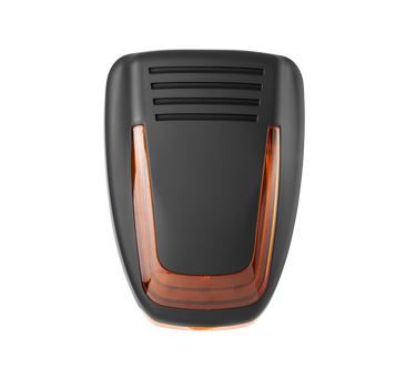VENITEM 23.24.53 Sirena MOSE LSP nero opaco/arancio EN50131-4  con sistema antischiuma antishock a doppio micro contro gli urti violenti e antiperforazione