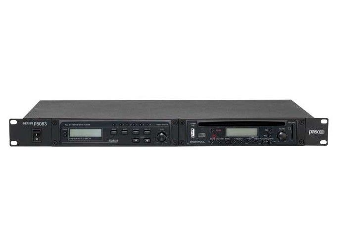 PASO P8083 CD-MP3/USB/SD-card player and FM/AM tuner
