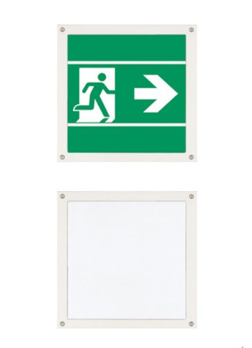 COOPER CSA LIGHTING 40071351530 83022 LED CG-S Square luminaire for emergency lighting and escape routes