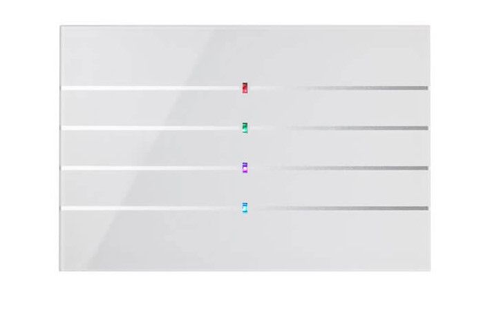BLUMOTIX BX-RKWG Tastiera KNX multifunzione  in vetro rettangolare