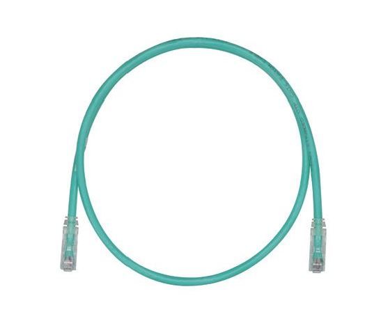 PANDUIT UTPSP2MGRY Copper Patch Cord- Cat 6- Green UTP Cable- 2 Meter