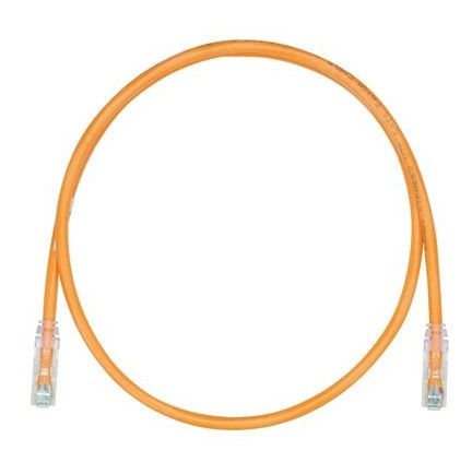 PANDUIT UTPSP3MORY Copper Patch Cord- Cat 6- Orange UTP Cable- 3 Meter