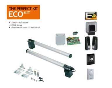 FAAC 105917 Kit Automazione Per Cancello a Battente ECO KIT 230V PERFECT