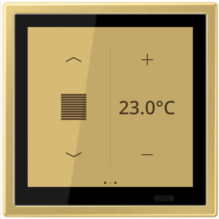 JUNG ME459D1SC KNX LS TOUCH environmental controller with single plate