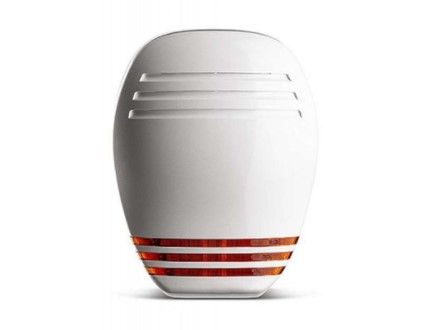 VENITEM 23.35.40 Sirena MARINA L bianco lucido - arancio led rossi EN50131-4