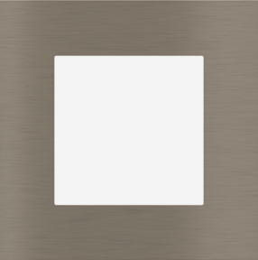 EKINEX EK-PQP-GBR Square FF/71 (Form/Flank/NF) plate METAL (ALUMINIUM) - 1 window