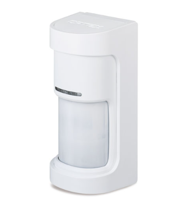 EDEWWXSD3 Rivelatore a doppia tecnologia, passivo d’infrarossi per esterno a doppio fascio con antimascheramento senza fili per sistemi Eldes. Portata m 12, 180°.
