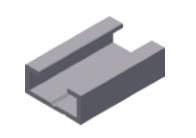 ABTECNO WI-315460 PROFILO A C IN ALLUMINIO ALU 20X9 MM LUNGHEZZA 2 M