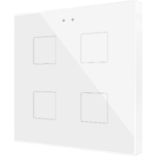 ZENNIO ZVIFR4W FLAT RGB 4. CAPACITIVE GLASS BUTTON -